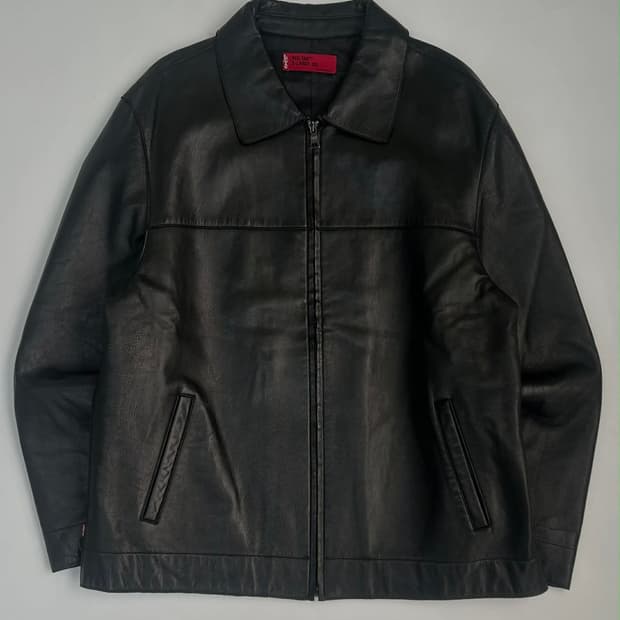 [XL] 리바이스 레드탭 양가죽 집업 자켓