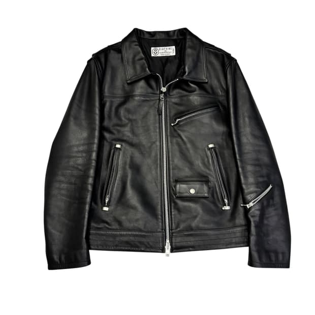 디아프바인 Steer hide 소가죽 자켓