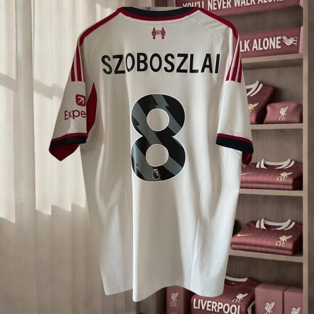 25-26 리버풀 어웨이 소보슬라이 유니폼 정품