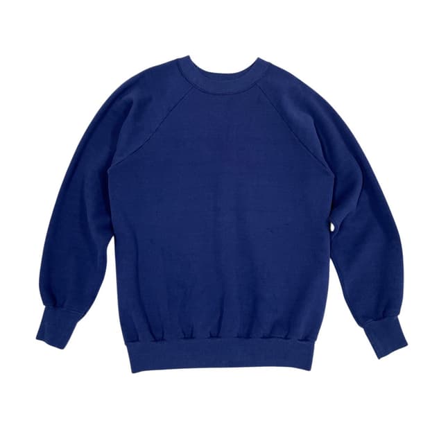 [L] 90s USA College Style 블랭크 스웻셔츠 네이비