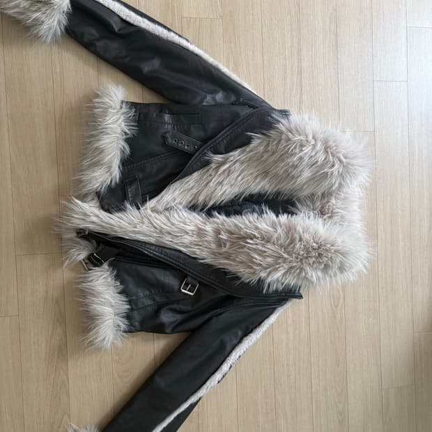 vtg gal leather mustang 무스탕