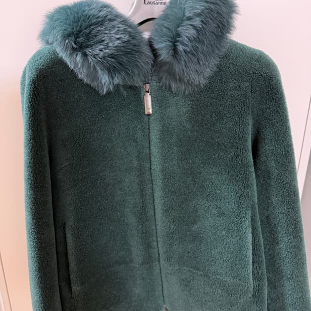 디즈니 털 후드집업