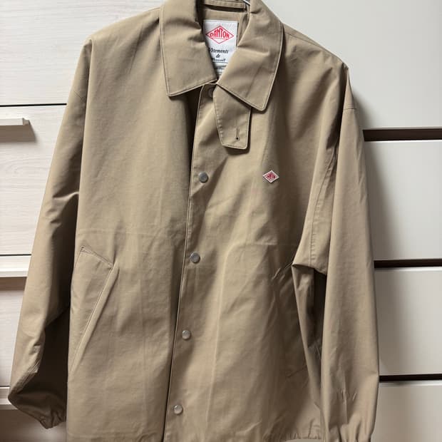 단톤 베이지 코치 자켓 M사이즈