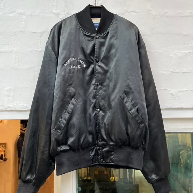 Holloway 블랙 나일론 항공점퍼 XL