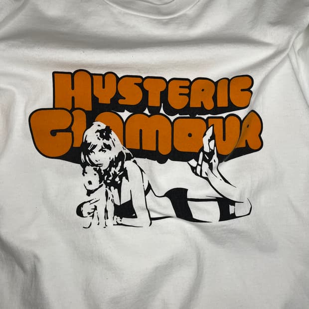 히스테릭글래머 시계태엽오렌지 패러디 그래픽 티셔츠