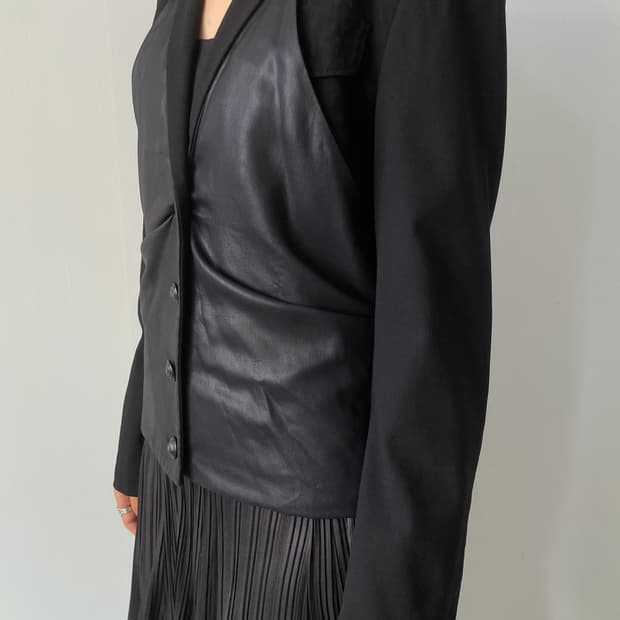 ISSEY MIYAKE Layered Jacket