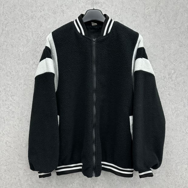 FREE 남자 오버핏 양털 뽀글이 자켓