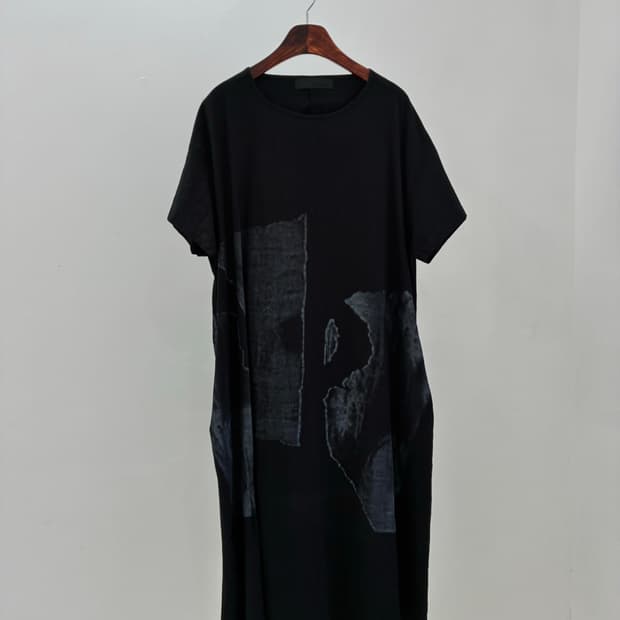 abstract print one piece