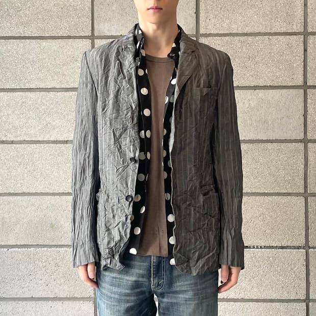 준야와타나베 주름가공 자켓