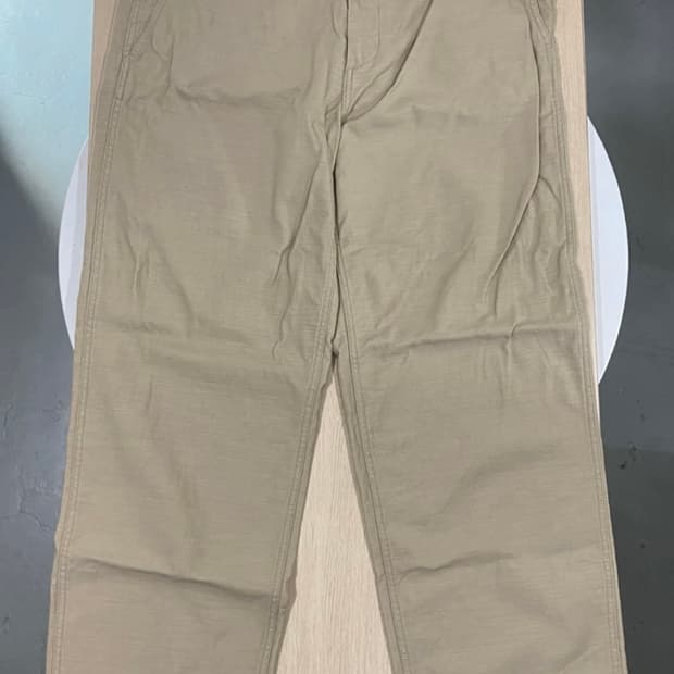 무신사 스탠다드 백 사틴 오피서 치노 36