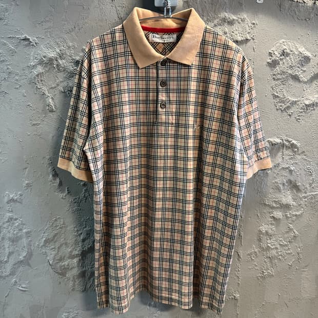 L 버버리BURBERRYS 노바체크 반팔 PK