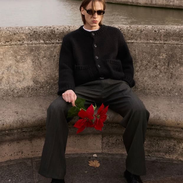 [M] STU 에스티유 크리즈드 벨트 슬랙스 차콜 팝니다.