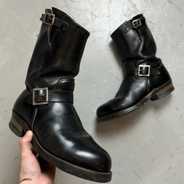 90's USA Made 레드윙 PT91 엔지니어 부츠 차심