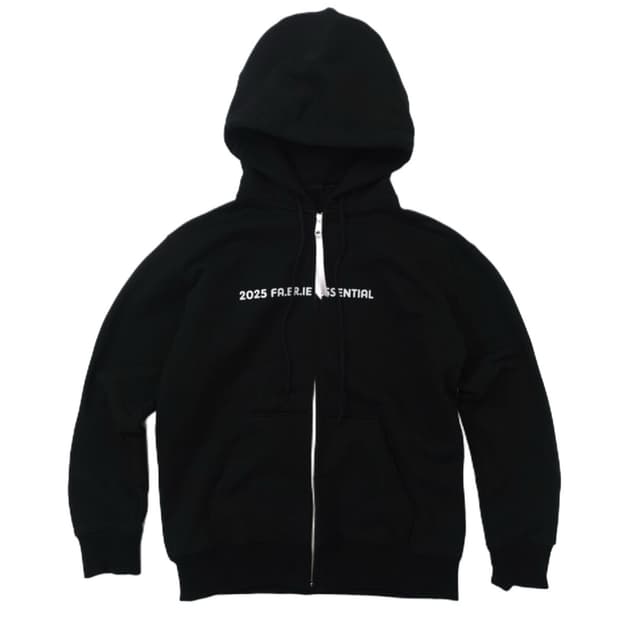 Shopfaerie 샵페어리 하트 벌룬 후드집업 블랙