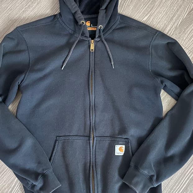 칼하트 네이비 후드집업