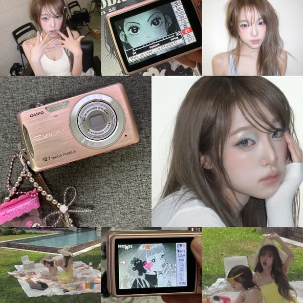 준민트급 예나 디카🧁카시오 엑슬림 EX- Z270 로지핑크