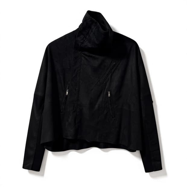 Rick Owens 릭오웬스 하이넥 램스킨 자켓 55 S *여성