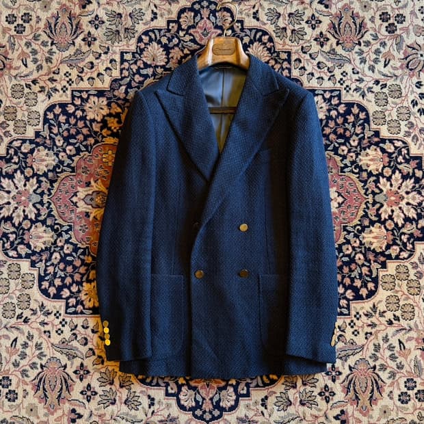 Belvest 벨베스트 더블 브레스티드 자켓 100