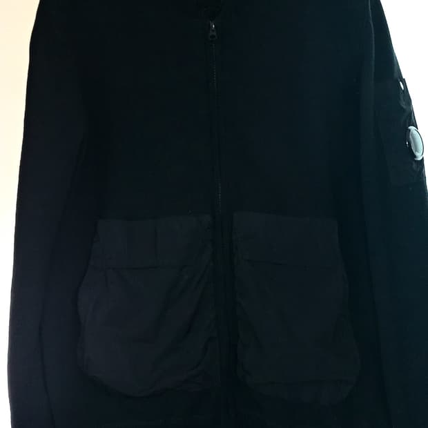 매장 정품 24SS CP COMPANY 코튼믹스 봄버 니트 가디건