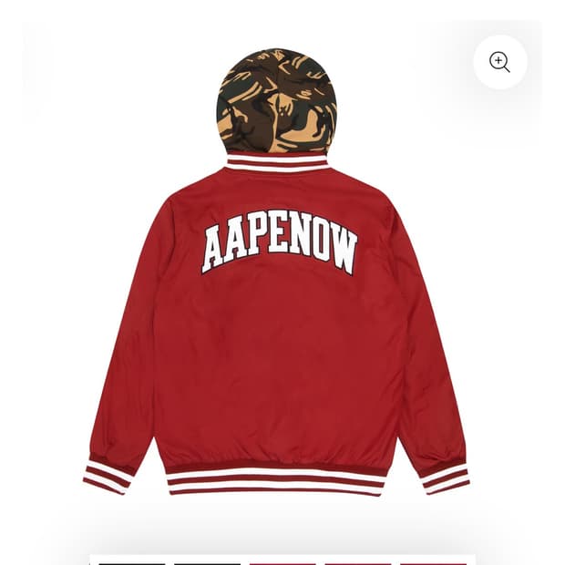 Aape에이프 베이프 봄버자켓 