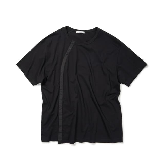 ETCE 커브드 헨리넥 반팔 M