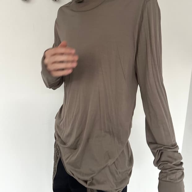 릭오웬스 더스트 하이넥 롱슬리브