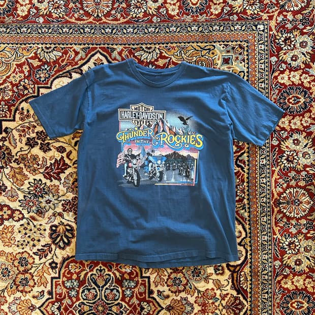 80s 할리데이비슨 'Thunder in the Rockies'  XL