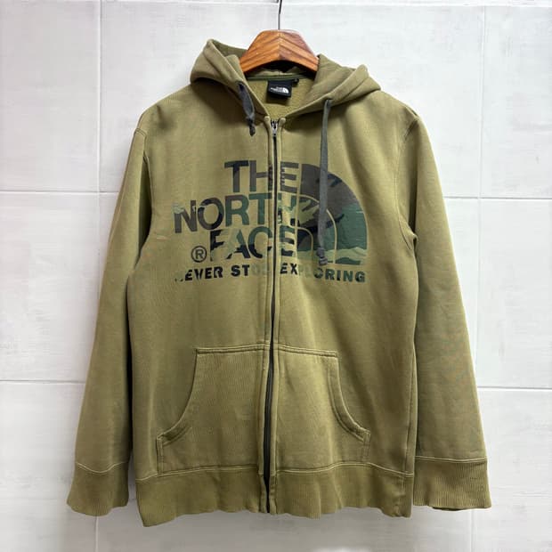 THE NORTH FACE 노스페이스 카모 후드 집업 L