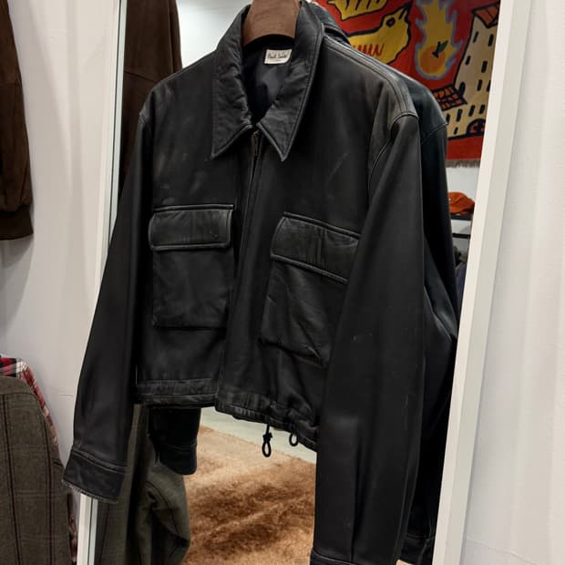 Paul Smith 폴스미스 램스킨 레더 자켓