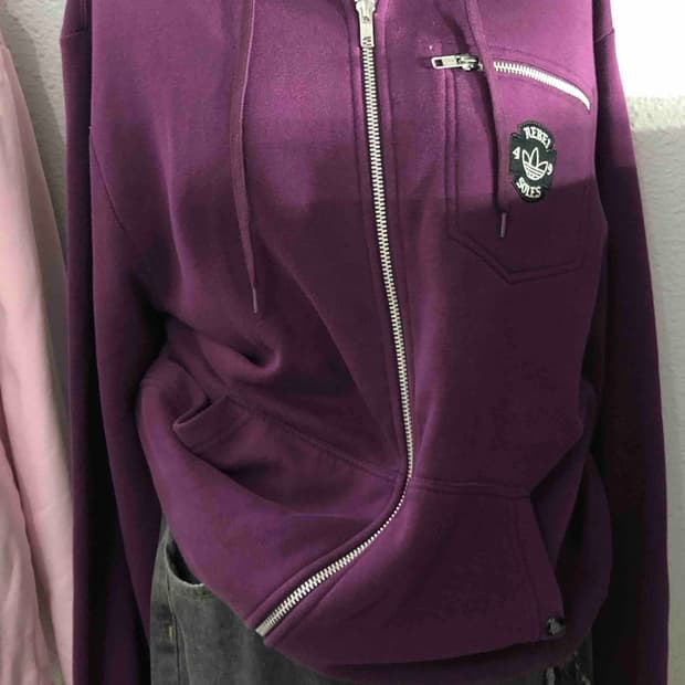 빈티지 아디다스 포도 후드집업