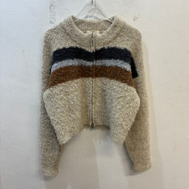 Wooldreamers line boucle cardigan