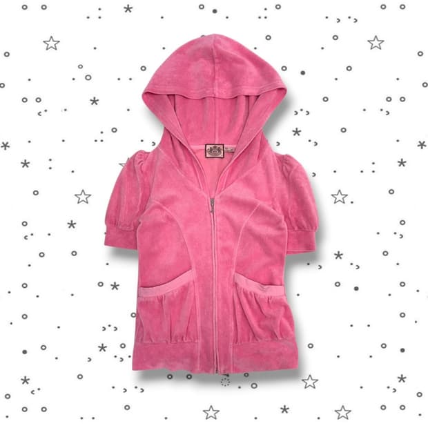 빈티지 쥬시꾸뛰르 반팔 후드 팔아요 (희귀)