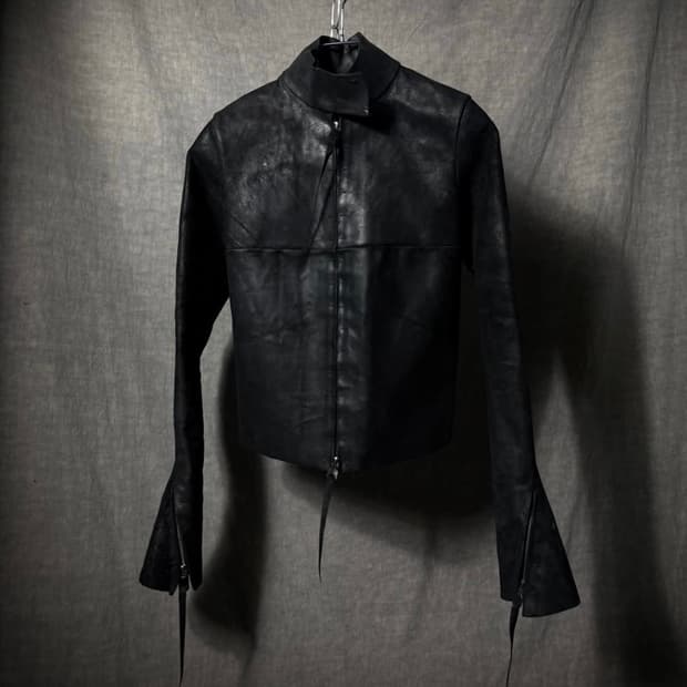 m.a+ Cross Seam Horse Leather Jacket