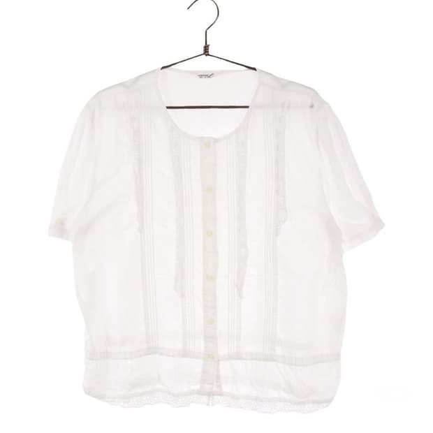 모리걸 프릴 블라우스