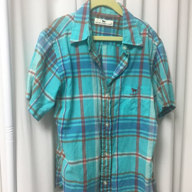 Vintage 체크셔츠