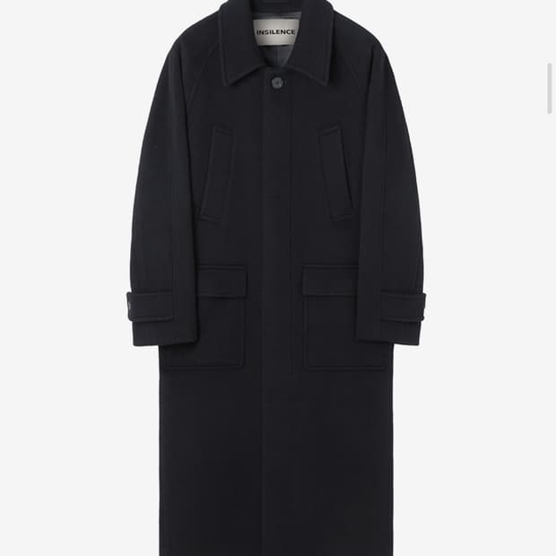 오늘만) 인사일런스 오버사이즈 발마칸 코트 BLACK S사이즈