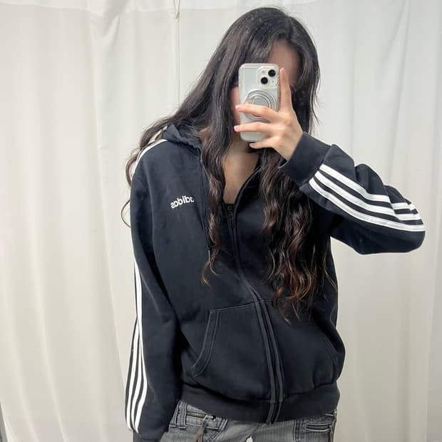 Adidas hood zip-up