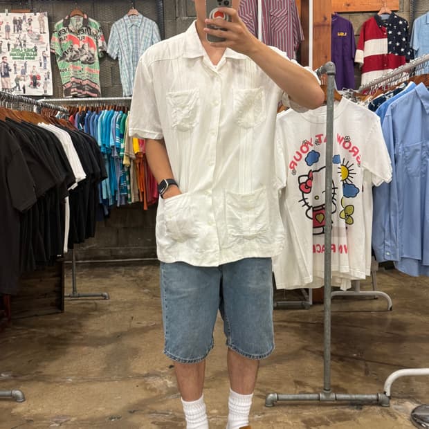 빈티지 쿠바 셔츠(kold_8028)