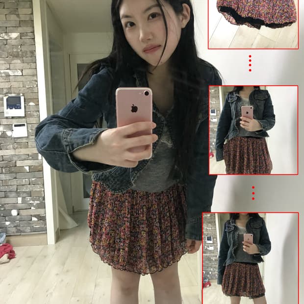 vintage denim ruffle jacket 