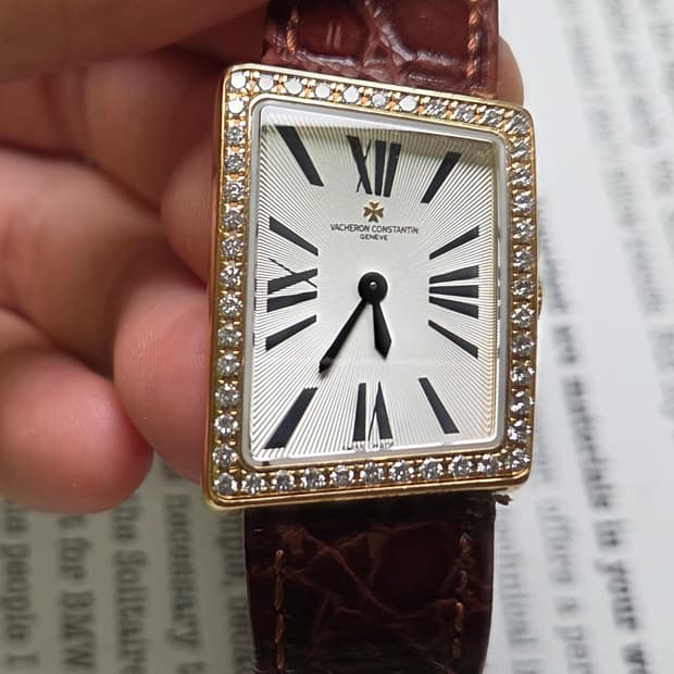 바쉐론 콘스탄틴(VC) 1972 어시메트릭 18k올금통 다이아베젤
