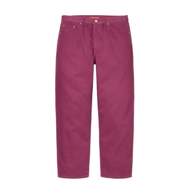 슈프림 배기 진 플럼 - 23FW