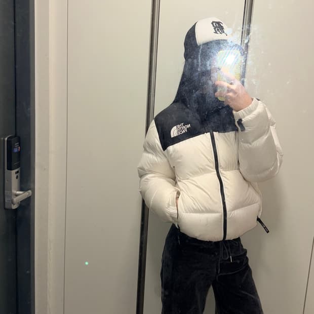 노스페이스 1996 에코 눕시 화이트