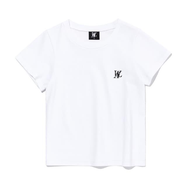 우알롱 Signature soft slim line T-shirt