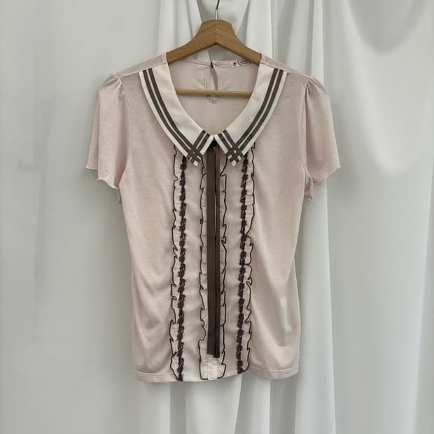 axes femme pink blouse t