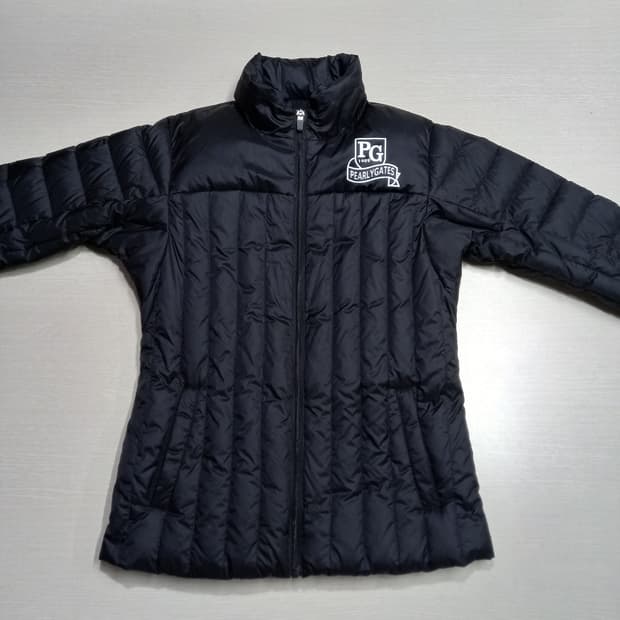 M90 PEARLYGATES 구스다운 경량패딩 블랙 M-985