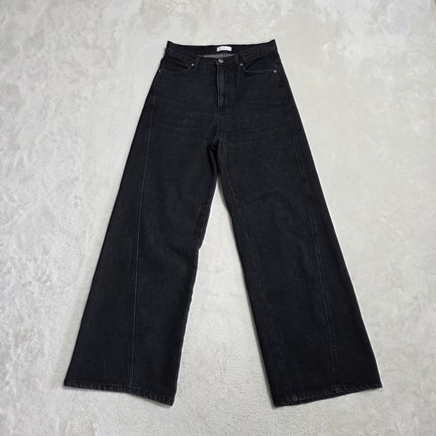 (M)여성 GMEW  하이웨스트 와이드 데님 팬츠 