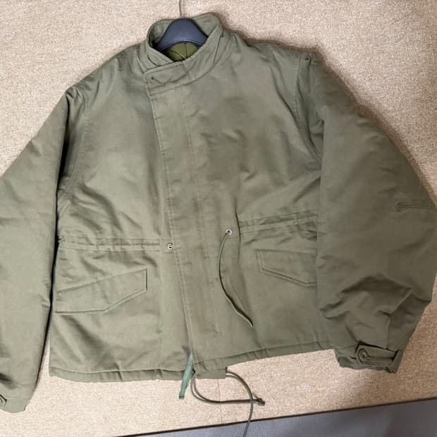 라퍼지  숏 야상 점퍼재킷   M  66   미착용 