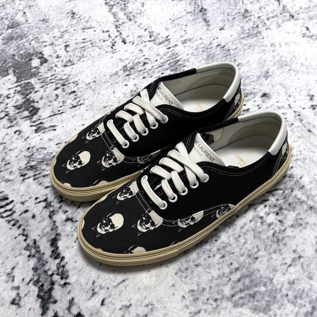 (풀구성) 생로랑 스컬 로우탑스니커즈 39