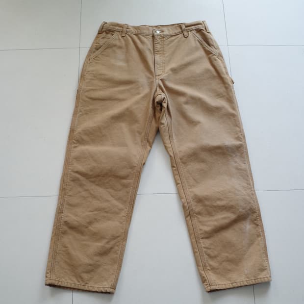 칼하트 B111 플라넬 안감 워크팬츠 36x30