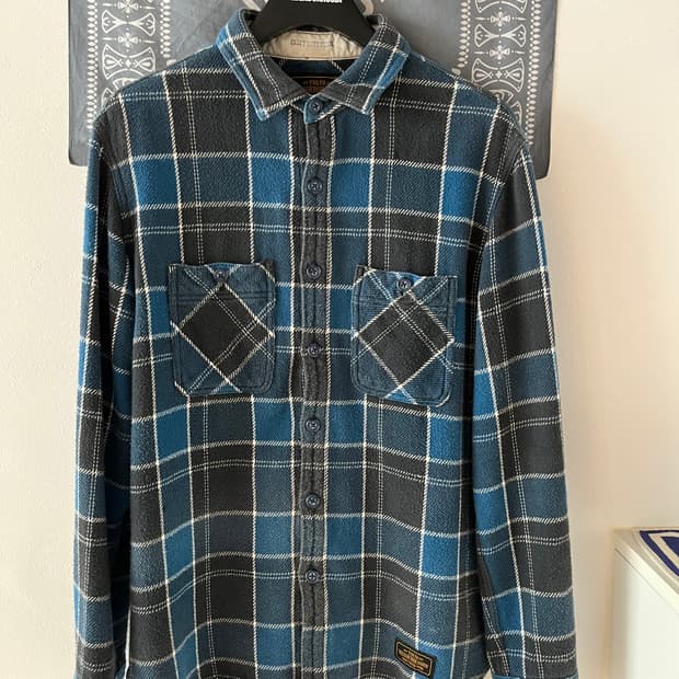 네이버후드 17fw 럼버 셔츠